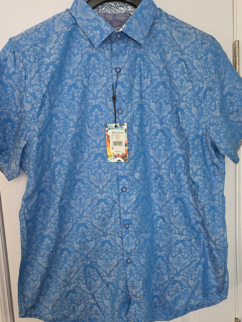 Robert Graham Bayview Short Sleeve Button-Down Shirt - New